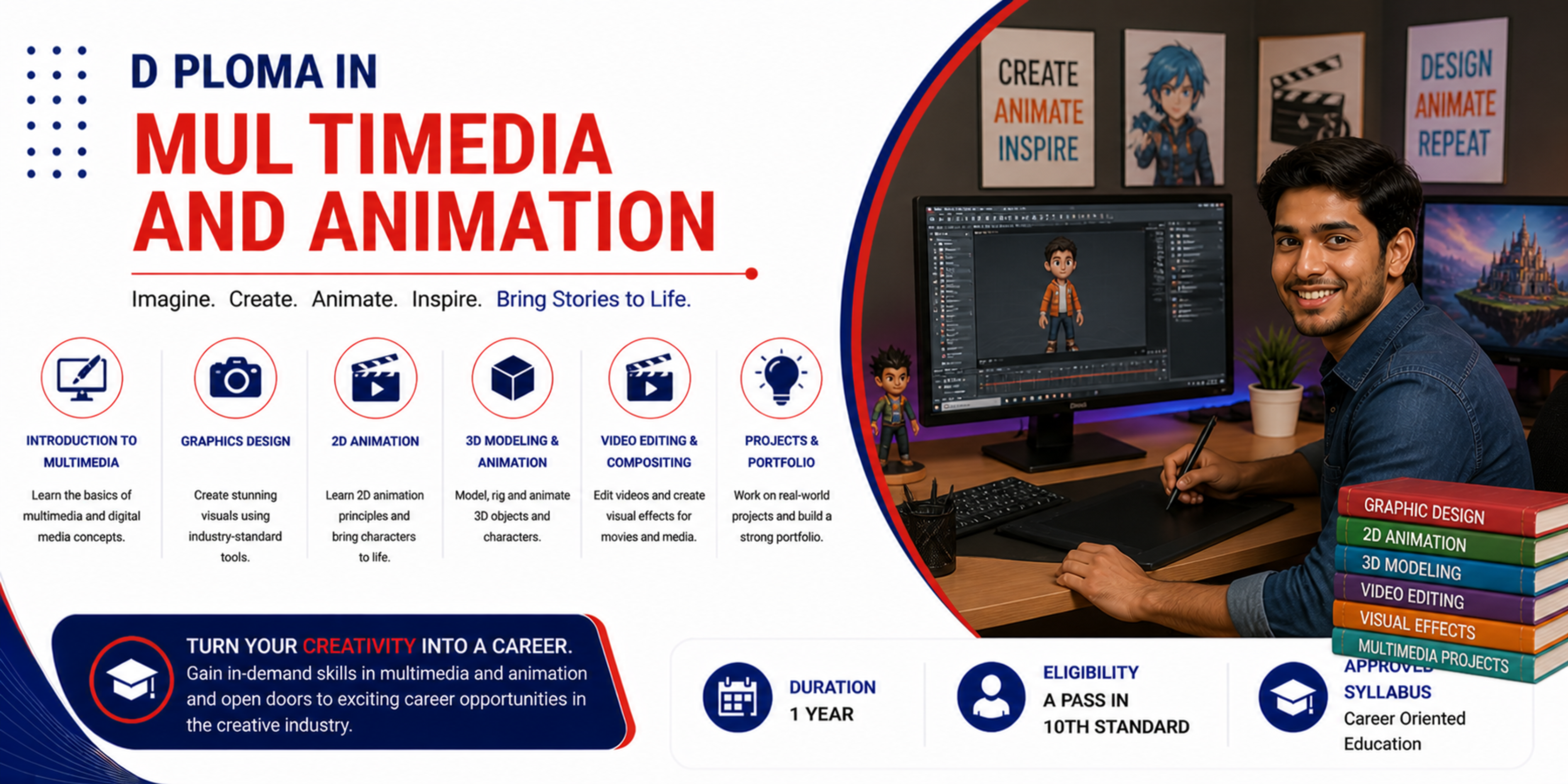 Diploma in Multimedia and Animation in Coimbatore